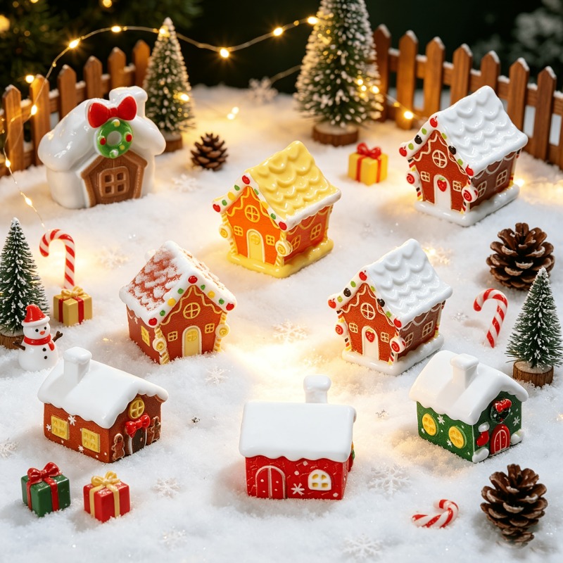 Resin Crafts Diy - 6 piezas de adornos en miniatura