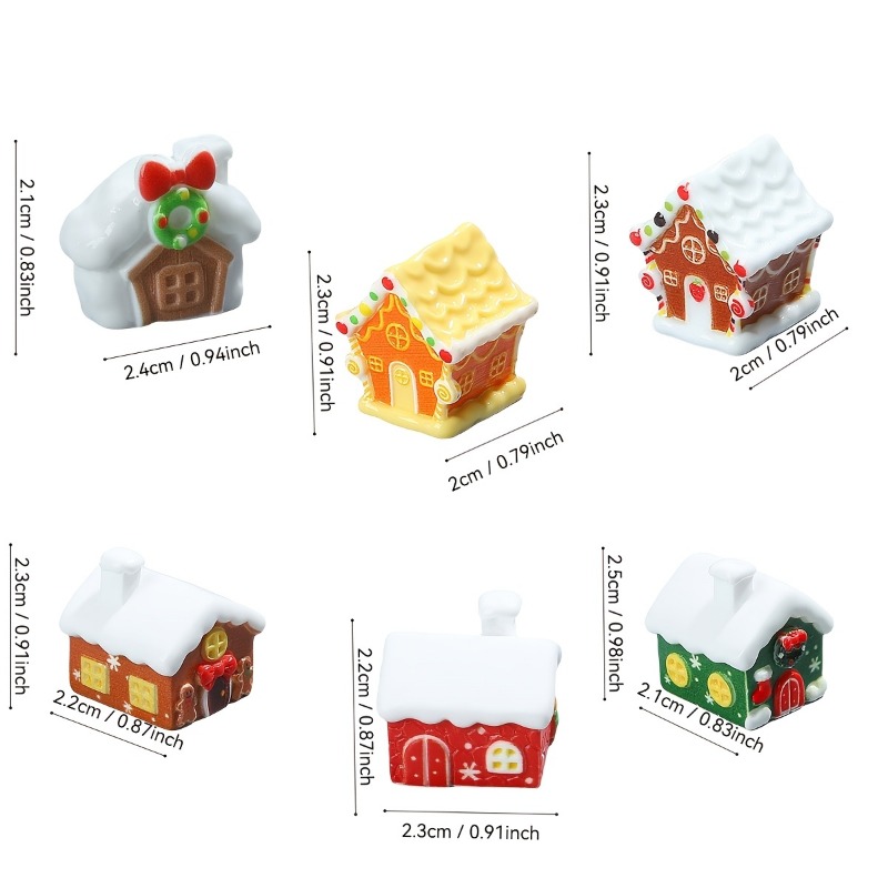 6 piezas de adornos en miniatu - Resin Crafts Diy reseña y precio