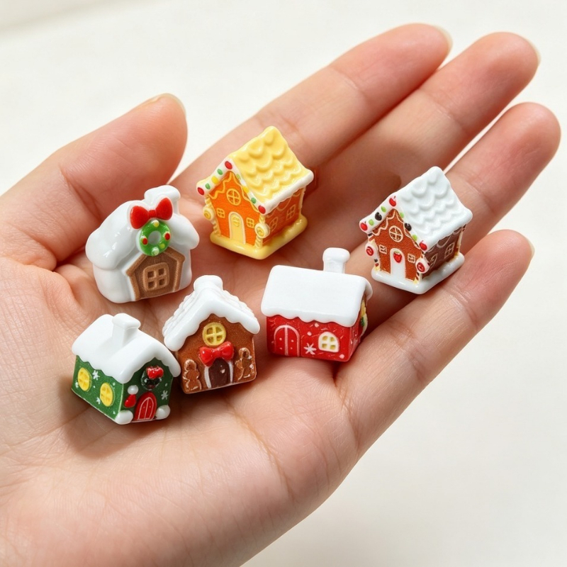 6 piezas de adornos en miniatu - Resin Crafts Diy reseña y precio