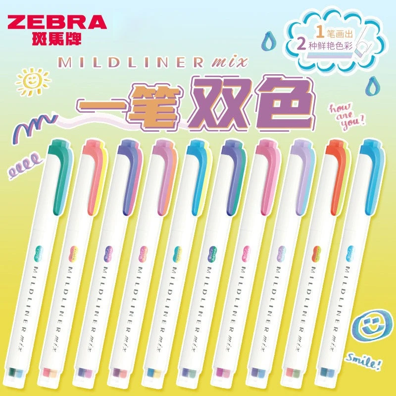 Rotuladores Zebra Mildliner Mi - Zebra Pen Mildliner reseña y precio