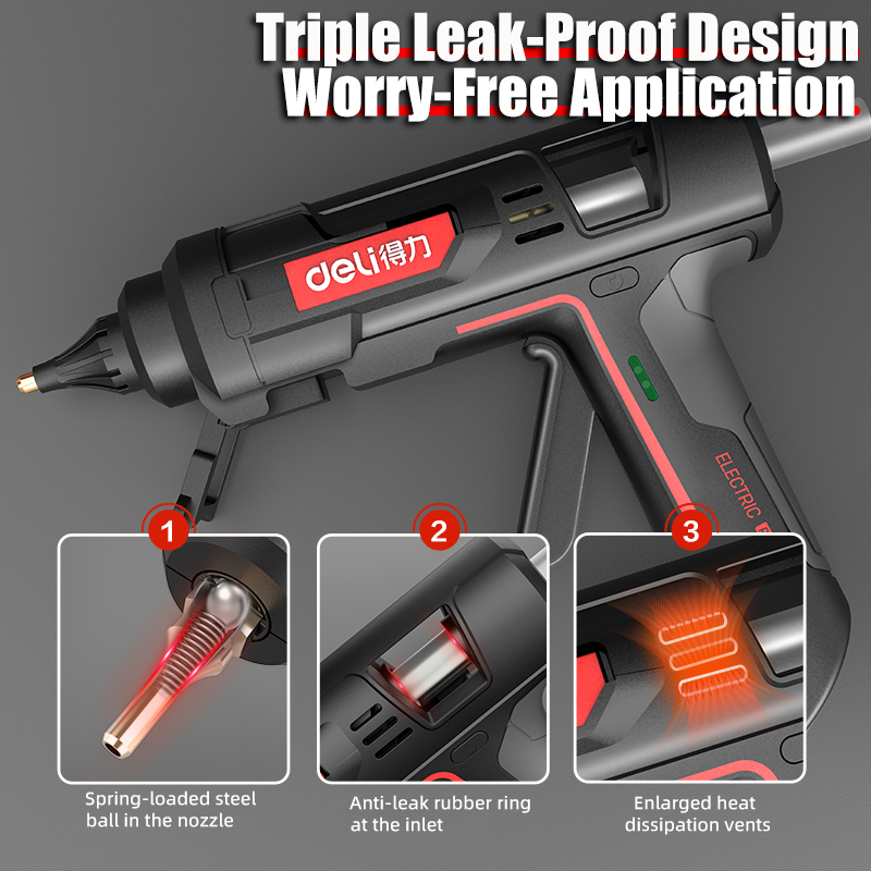 DELI-pistola de pegamento term - Heat Gun Small reseña y precio