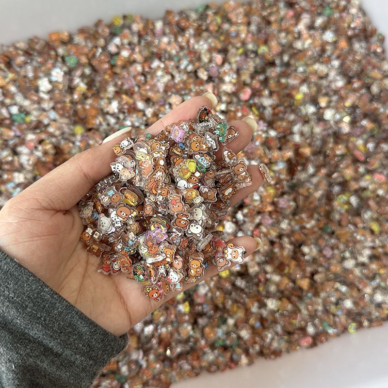 Confeti Acrílico Rilakkuma de  - Resin Craft Ideas reseña y precio